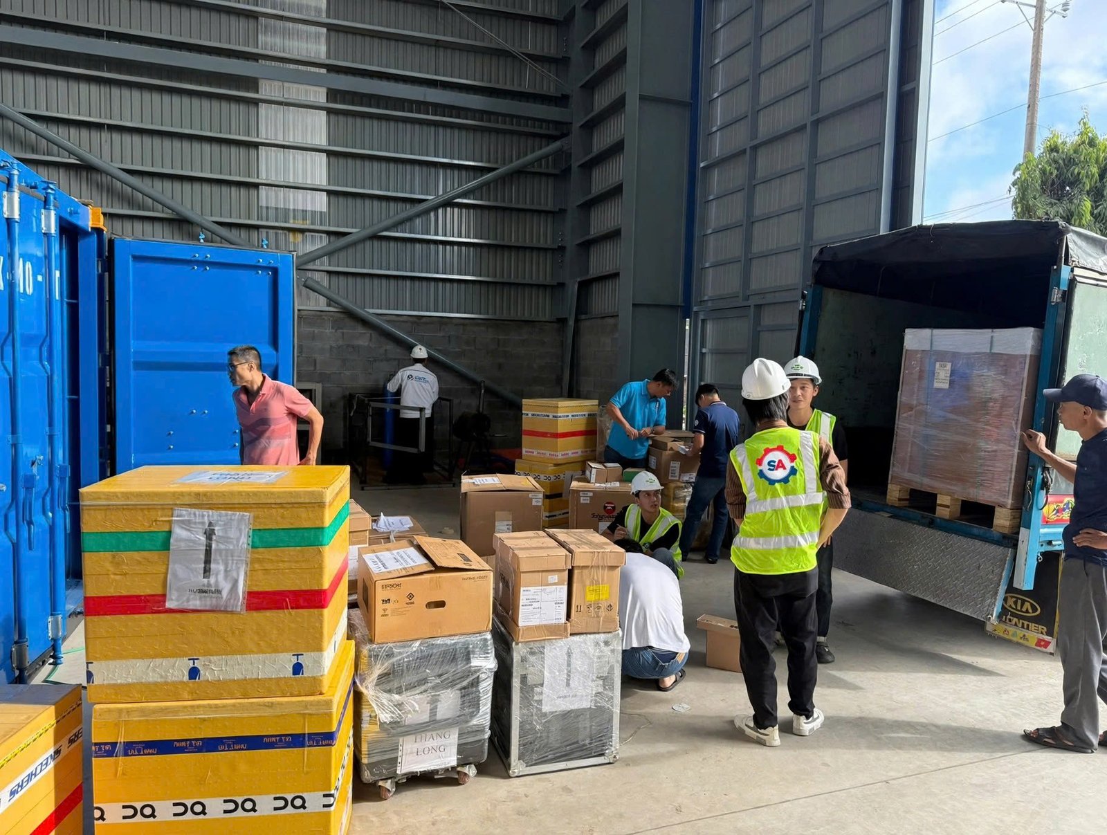 Battery delivery